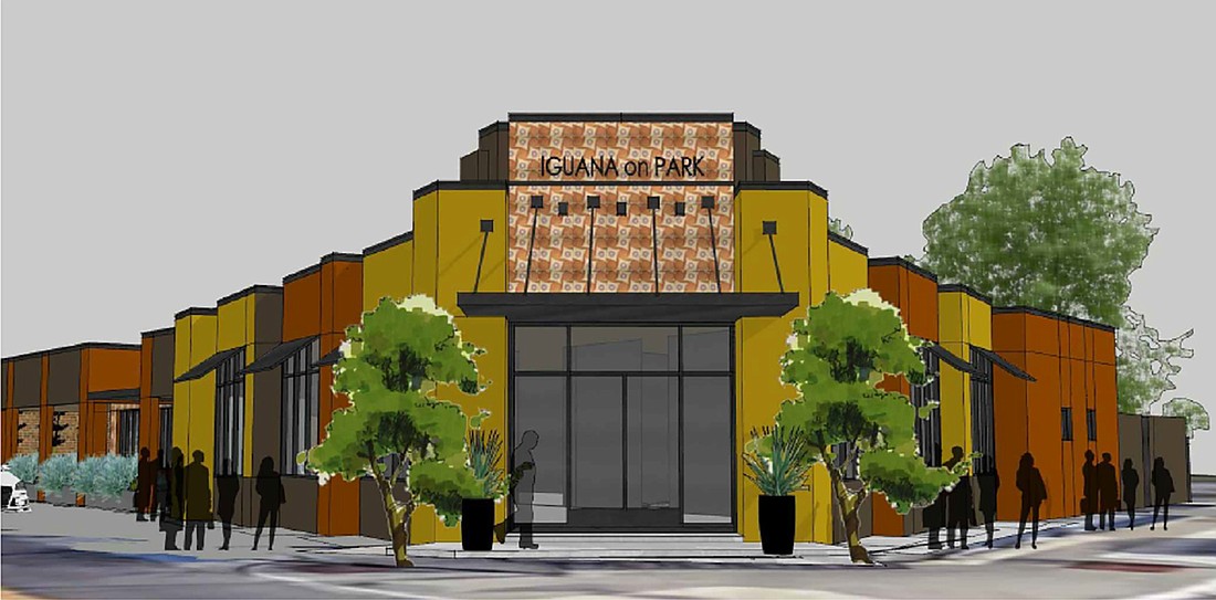 A concept sketch of a general design for the Iguana on Park in South Avondale.