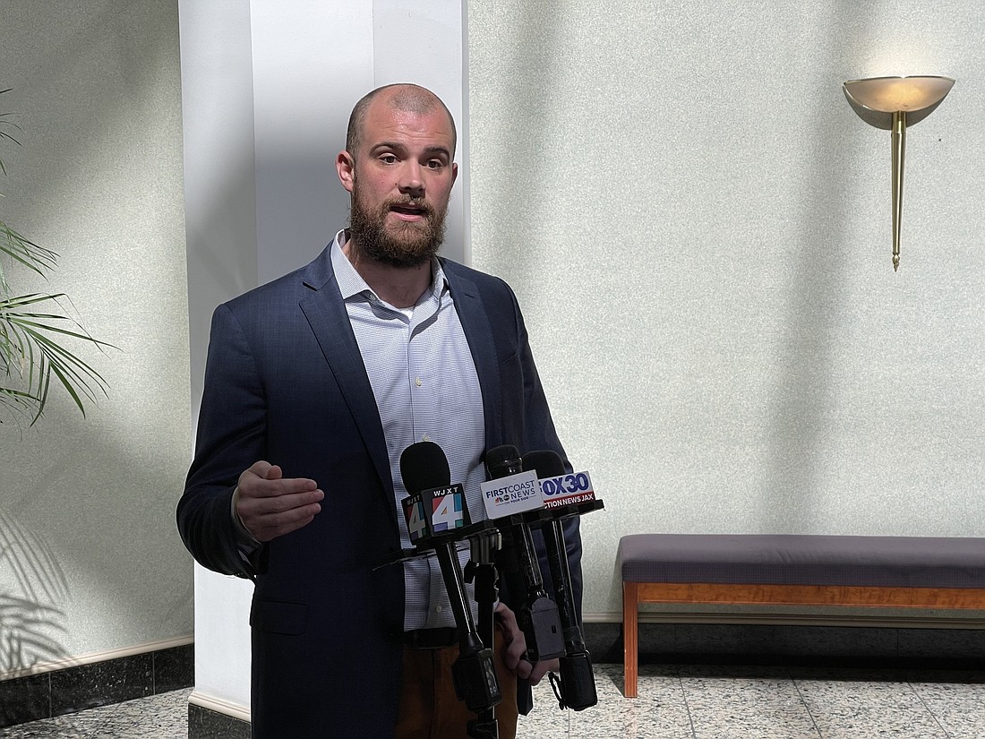 Chief of Staff Jordan Elsbury said in a news conference March 10 the mayor wants a 10-year extension of the current gas tax to 2046 and an additional 6 cents per gallon.