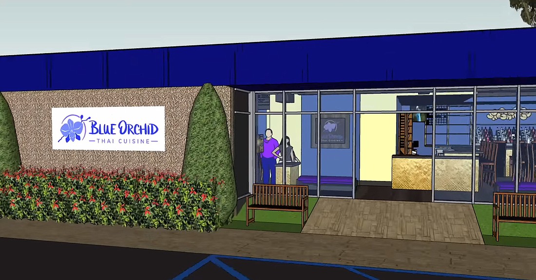 Blue Orchid Thai Cuisine is developing a restaurant at 1551 Riverside Ave.