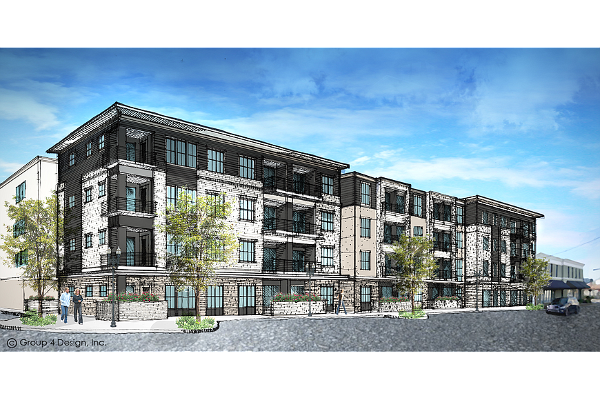 A rendering of the Park Place at San Marco apartments at 1520 Alford Place.