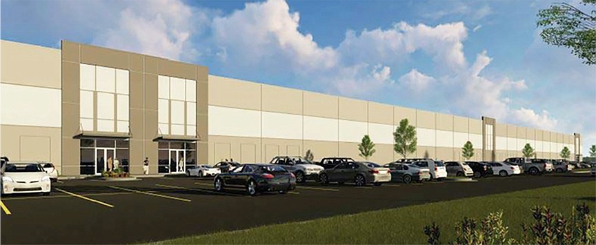 Crossroads Distribution Center Building 300 is planned at southeast Pritchard Road and Interstate 295.