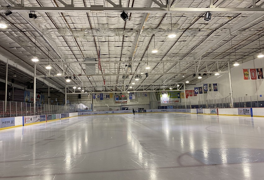 Jax Daily Record Photo The rink inside the Jacksonville Icemen Igloo
