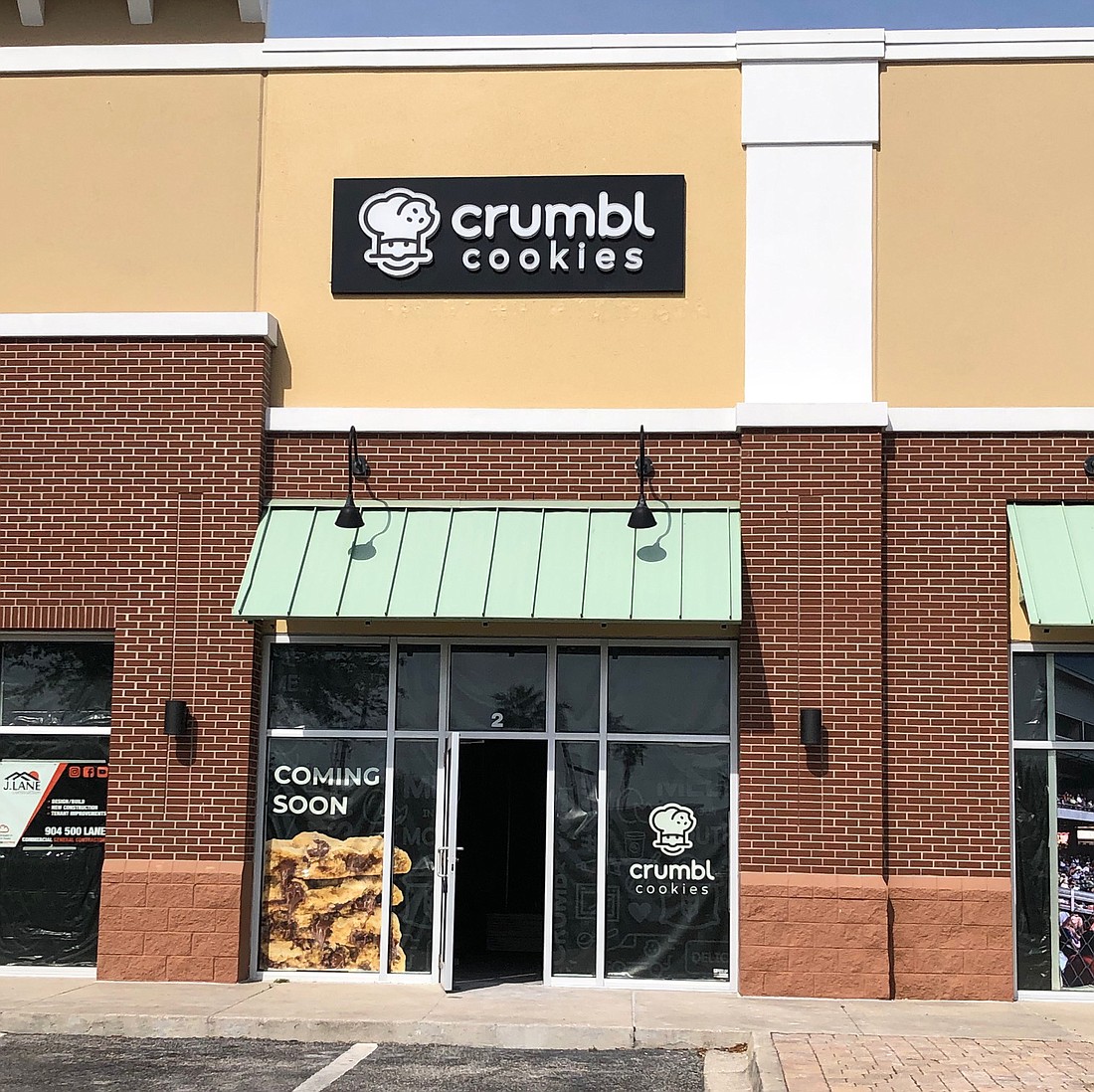 Crumbl Cookies is nearing completion in Pablo Creek Plaza East. A second store is planned in Mandarin.
