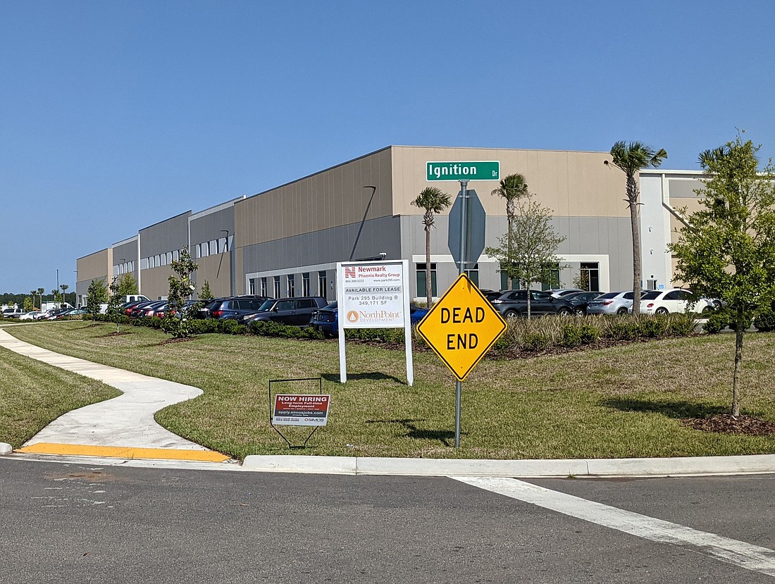 Park 295 Industrial Park is in Northwest Jacksonville at I-295 and Duval Road about 4 miles south of Jacksonville International Airport. APR Energy will join tenants Ulta Beauty, Quiet 3PF and Sarnova along Ignition Drive.