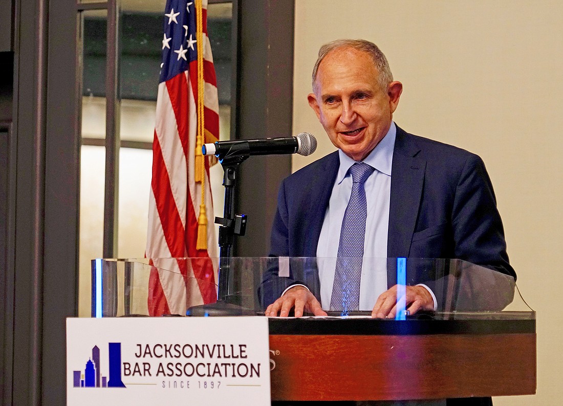 Miami-based immigration attorney Ira Kurzban was the keynote speaker at the Jacksonville Bar Associationâ€™s Law Day meeting May 5 at the Omni Jacksonville Hotel.