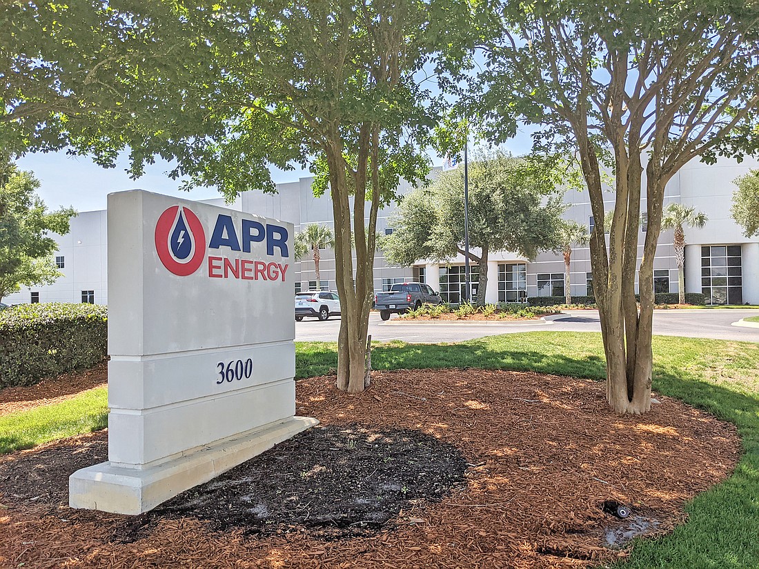 APR Energy is leaving 3600 Port Jacksonville Parkway in NorthPoint Industrial Park. It will move to less space at Park 295 Industrial Park and relocate offices to Deerwood North.