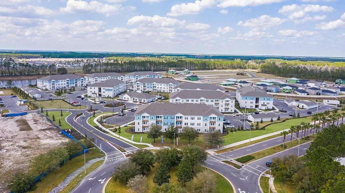 Argyle Lake at Oakleaf Town Center apartments sold for $54 million. The 270-unit community, at 9849 Crosshill Blvd., was completed this year.