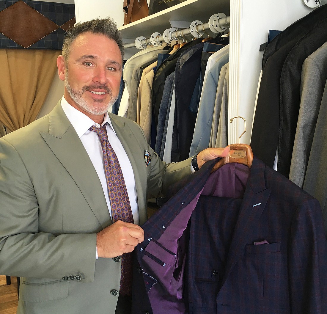 Alan Vinson of JT Vinson Clothiers named his company after his great-grandfather, whom he never met, but liked the sound of his initials. (Photo by Dede Smith)