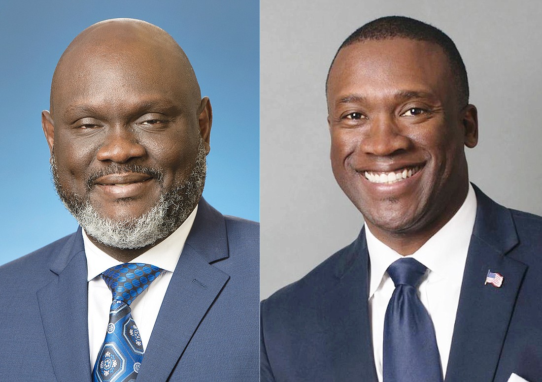 Council members Sam Newby (left) and Terrance Freeman will serve as president and vice president for the 2021-22 year, starting July 1.