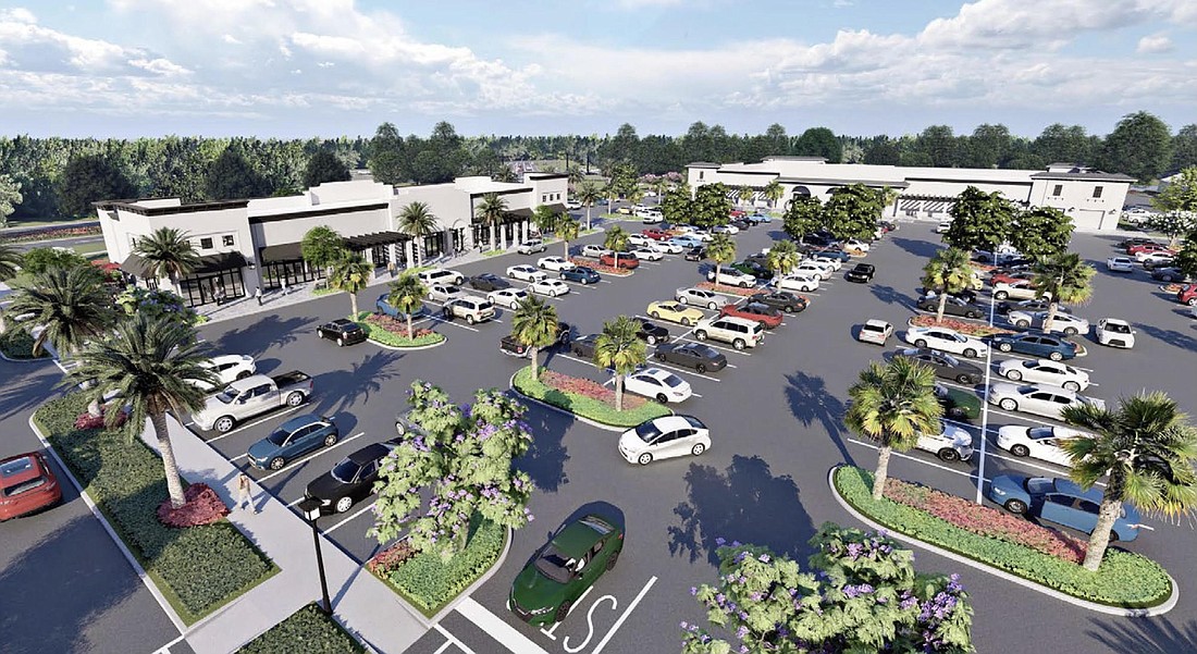 Grand Cypress comprises a grocery anchor, stores, outparcels and two multifamily properties at the closed poker room and dog track at Race Track Road and U.S. 1.