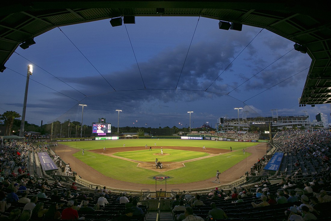 The Jacksonville Jumbo Shrimp play Downtown at 121 Financial Ballpark. (City of Jacksonville photo)