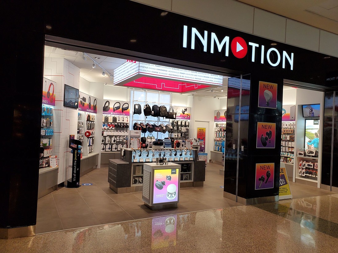 An InMotion Entertainment Group LLC store at the LAX Los Angeles Airport, Terminal 2.