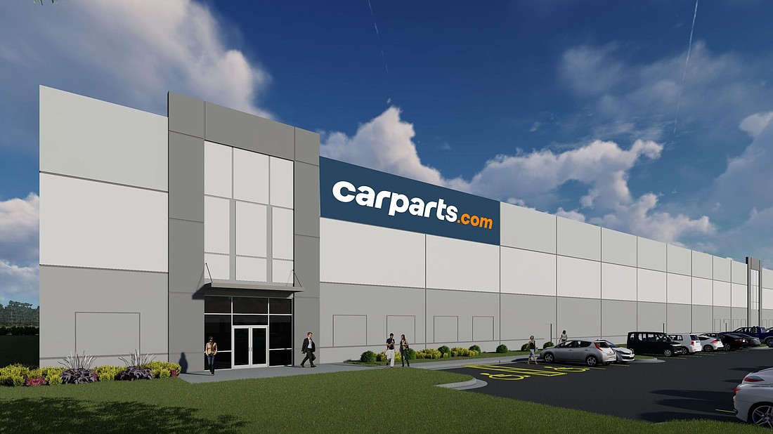 CarParts.com Inc. announced it will open a distribution center at Crossroads Distribution Center in Northwest Jacksonville.
