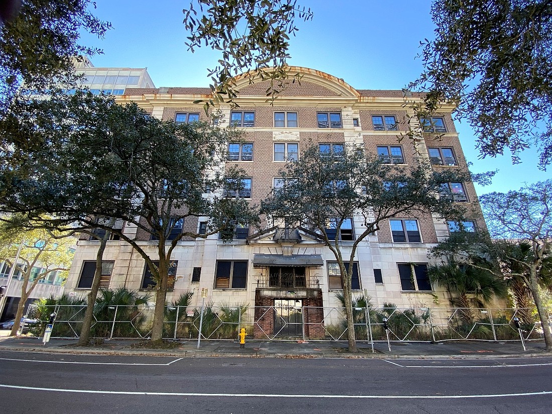 The Ambassador Hotel building at 420 N. Julia St.