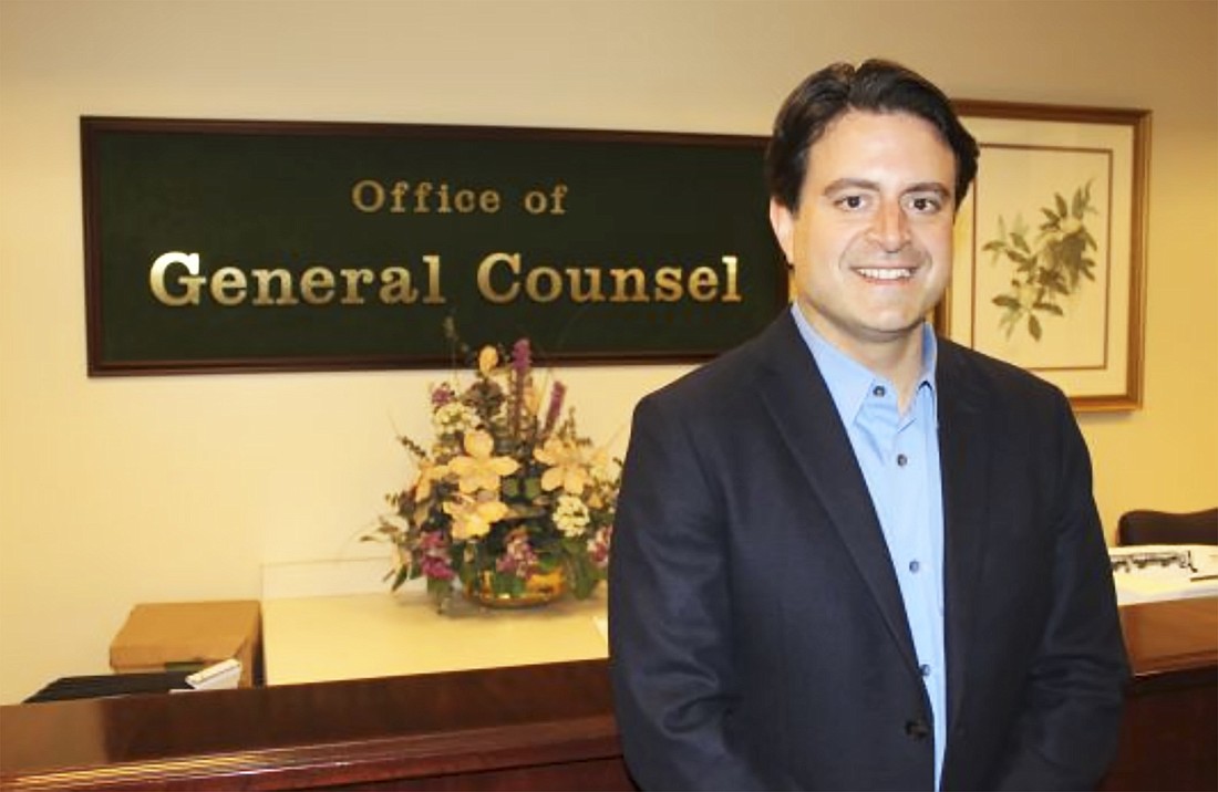 Jason Gabriel is resigning as the city of Jacksonvilleâ€™s chief general counsel.