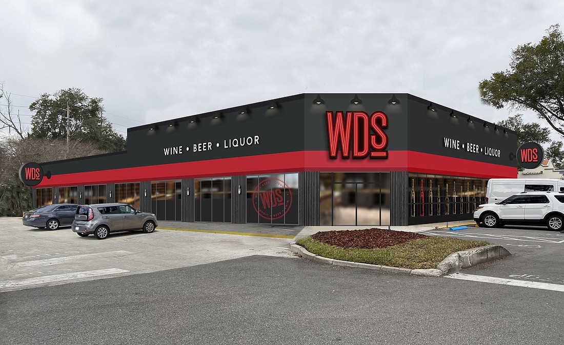 A rendering of the Southeastern Grocers WDs liquor store in Miramar Center.