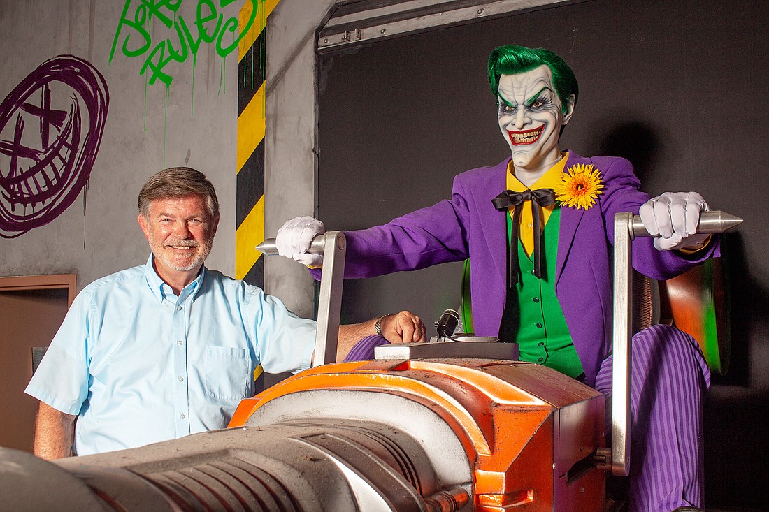 Sally Dark Rides CEO John Wood leads a Jacksonville-based company that designs and manufactures rides for theme parks around the world.