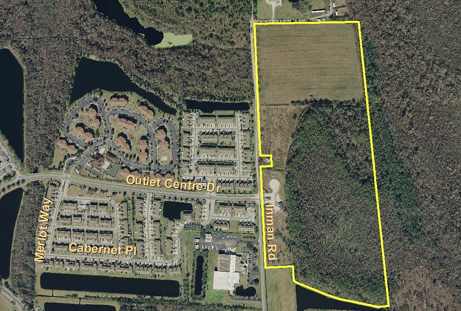 Two warehouses are now planned at the site at northeast Interstate 95 and Florida 16 near the St. Augustine Outlets.