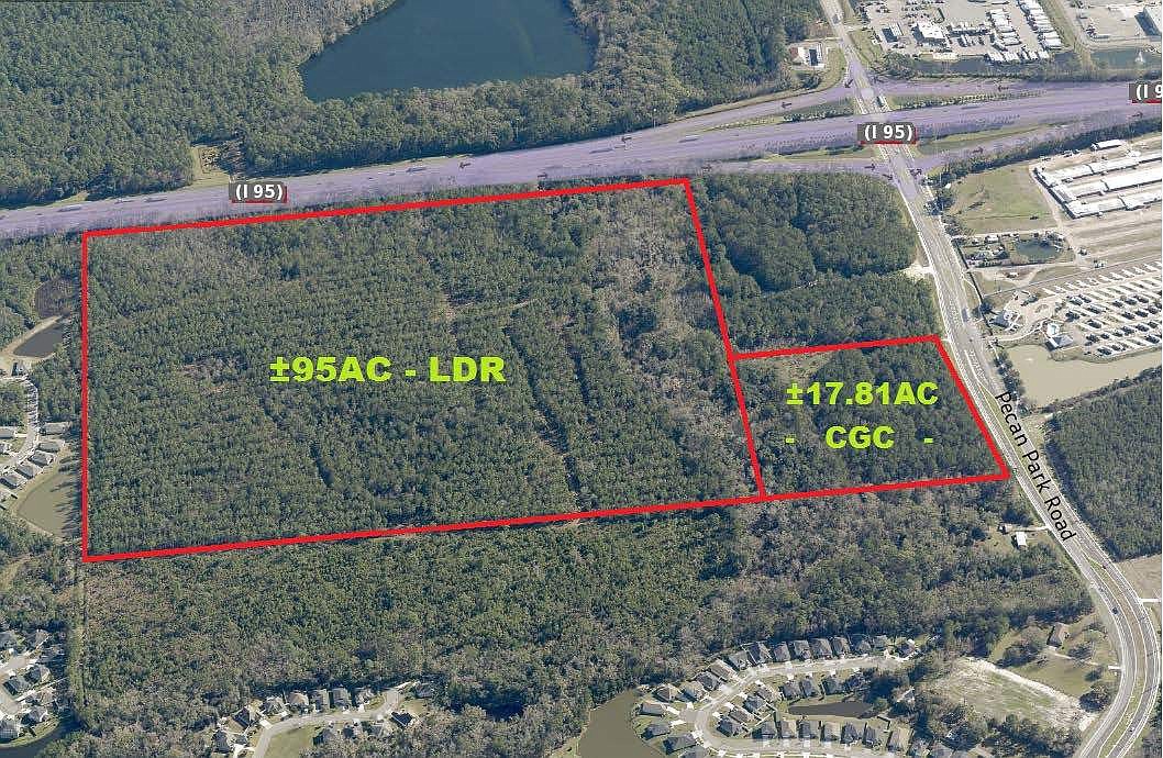 The property is at northwest Interstate 95 and Pecan Park Road.