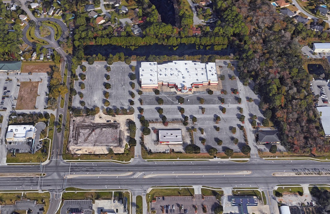 The apartment site sits on 15.07 acres at 14501 Beach Blvd. (Google)Â