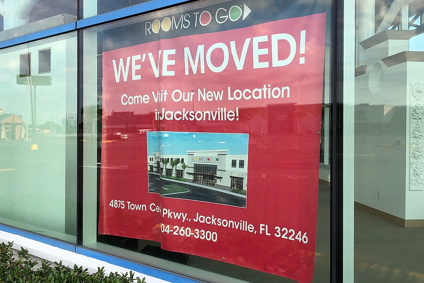 Regency Avenues Rooms To Go stores closed Jax Daily Record