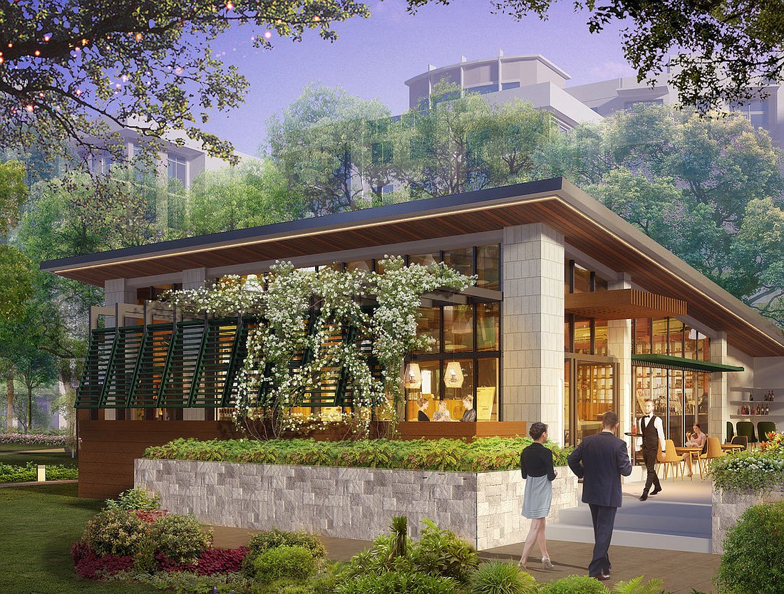 An artist&#39;s rendering of Related Groupâ€™s proposed 5,000-square-foot Restaurant at Manor.Â