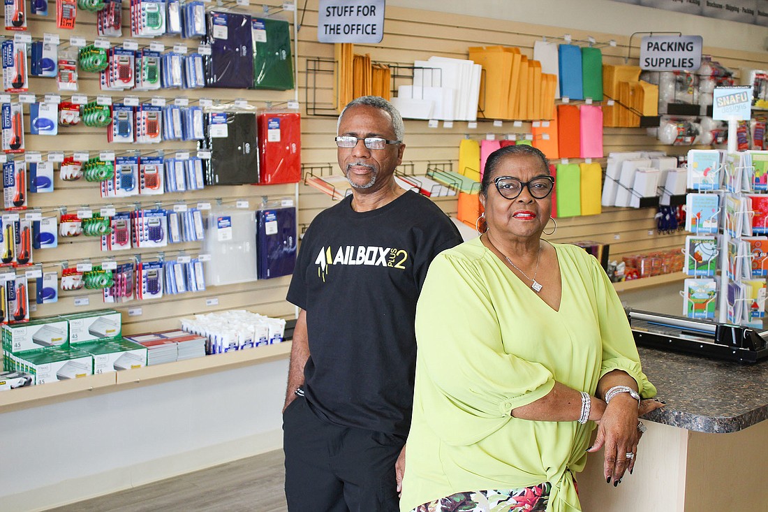Ben Turner and Pamela Payne opened the Mailbox Plus 2 store at 12220 Atlantic Blvd., Suite 130, next to BJâ€™s Wholesale Club at southeast Kernan and Atlantic boulevards.