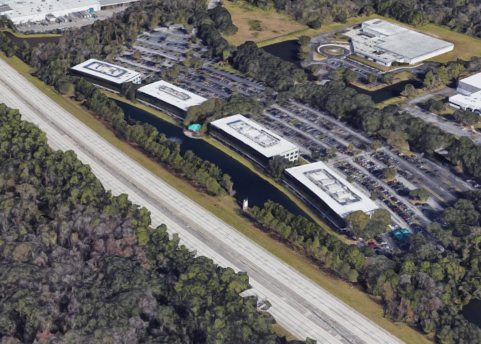 The four-building Summit at Southpoint property is at 6410 Southpoint Parkway north of Interstate 95.