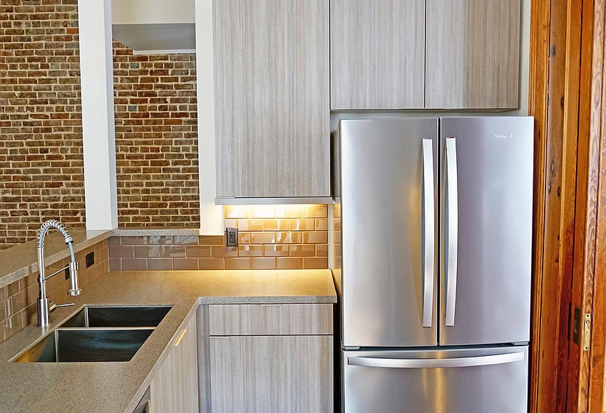 Jax Daily Record Photo The kitchen inside an Elena Flats apartment