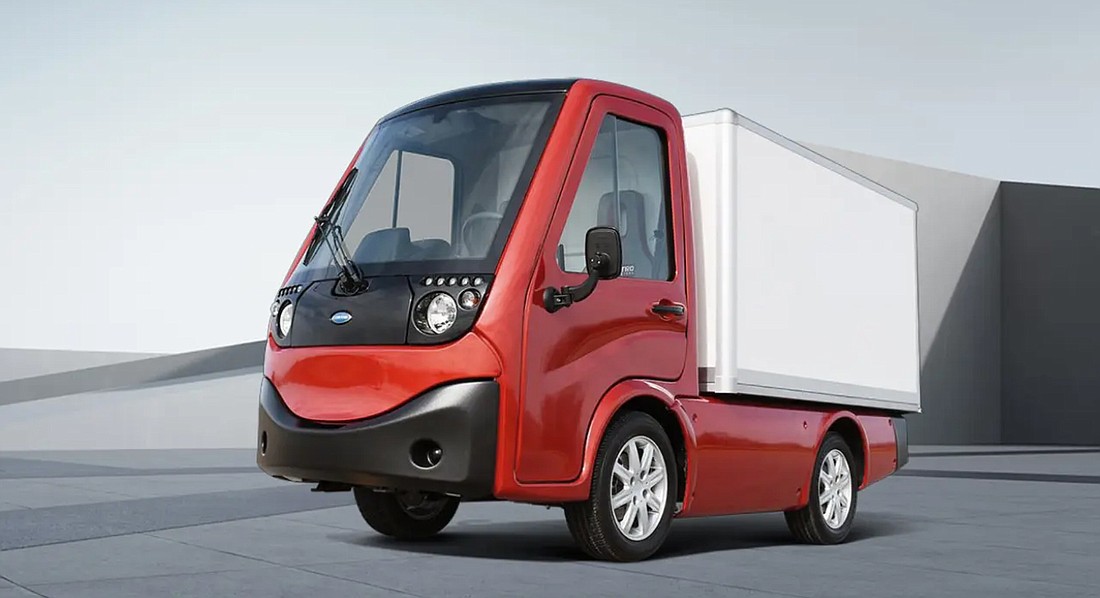 The Cenntro Metro light electric commercial vehicle. The company says it began trial production of Metro in 2017 and has produced more than 3,300.