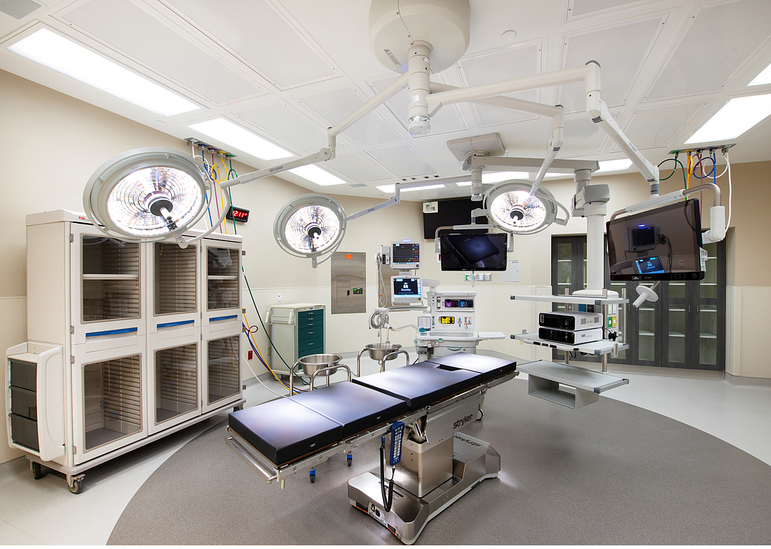 A new operating room at Memorial Hospital of Jacksonville