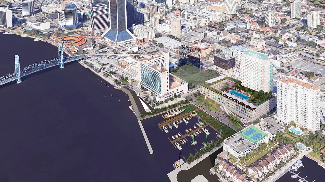 The Hardwick at Ford on Bay is Atlanta developer Carter&#39;s proposal for the Downtown property.