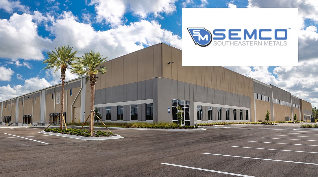 Southeastern Metals will lease within the 394,277-square-foot Building C at 2737 Ignition Drive at southwest Interstate 295 and Duval Road.