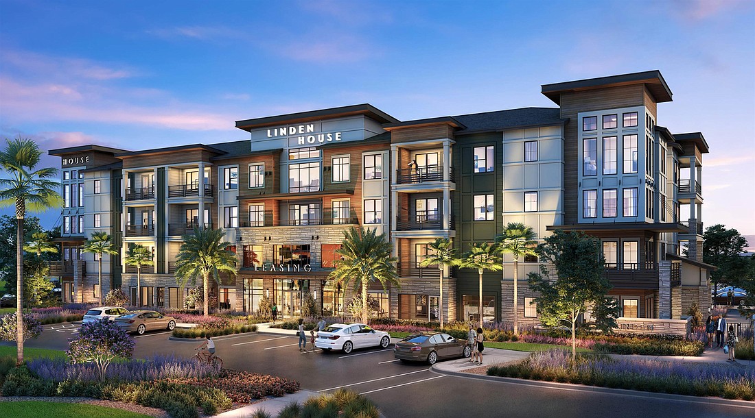  Linden House is a $60.1 million, 295-unit apartment community at Race Track Road and Florida 9B in Bartram Park.