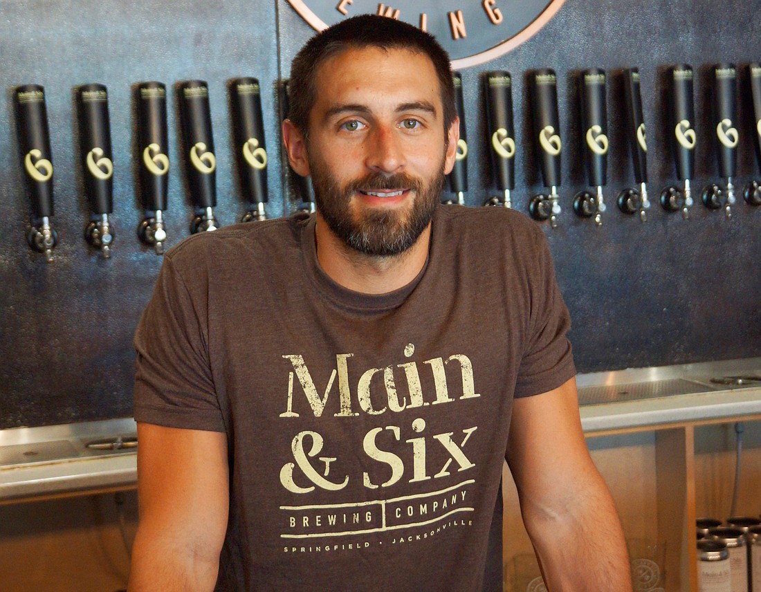 Main & Six Brewing Co. Co-owner and head brewer Dennis Espinosa.