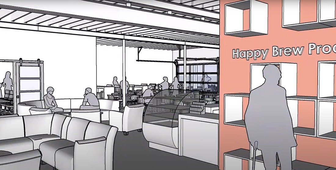 Happy Brew Coffee Shop, whose tagline is â€œwe brew possibilities,â€ is under renovation at 3200 Hendricks Ave.