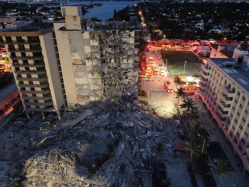 The collapse of the Champlain Towers South condominium in Surfside on June 24, 2021, killed 98 people.