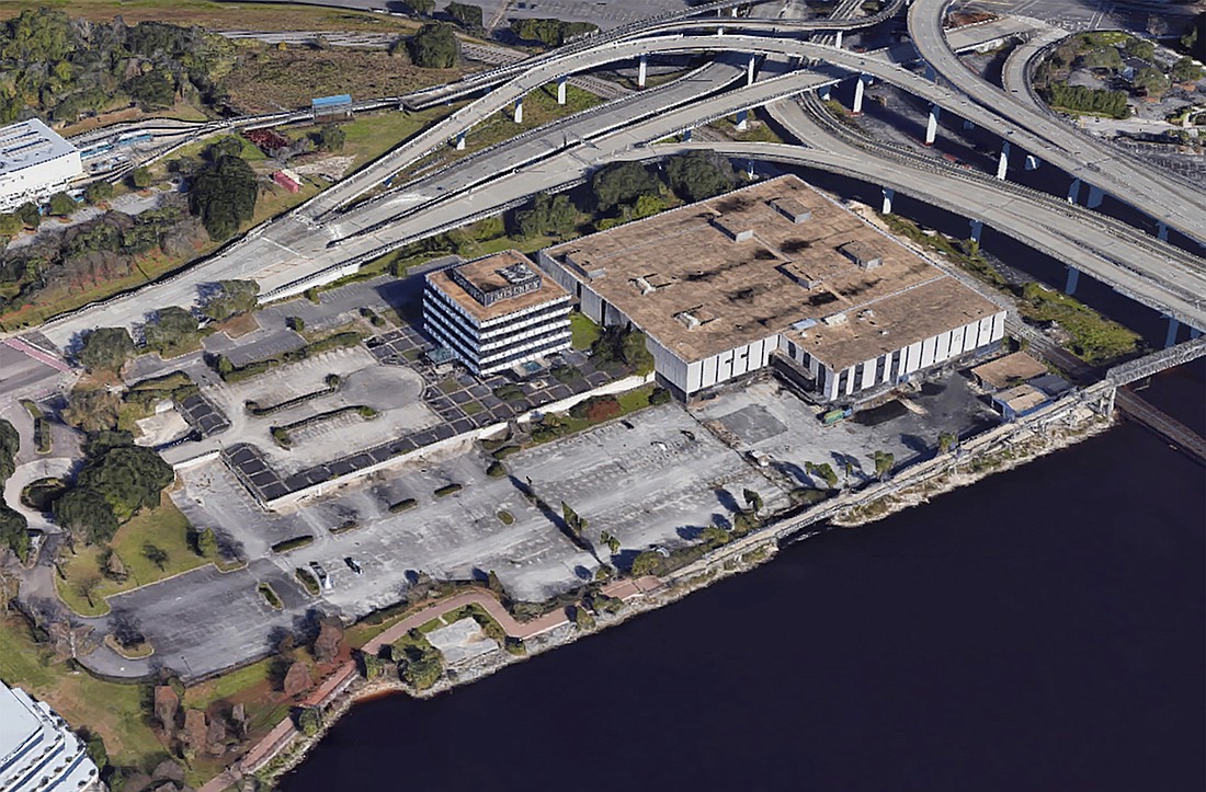 Tthe 18.84-acre former Times-Union campus at 1 Riverside Ave. along the Downtown Northbank. (Google)