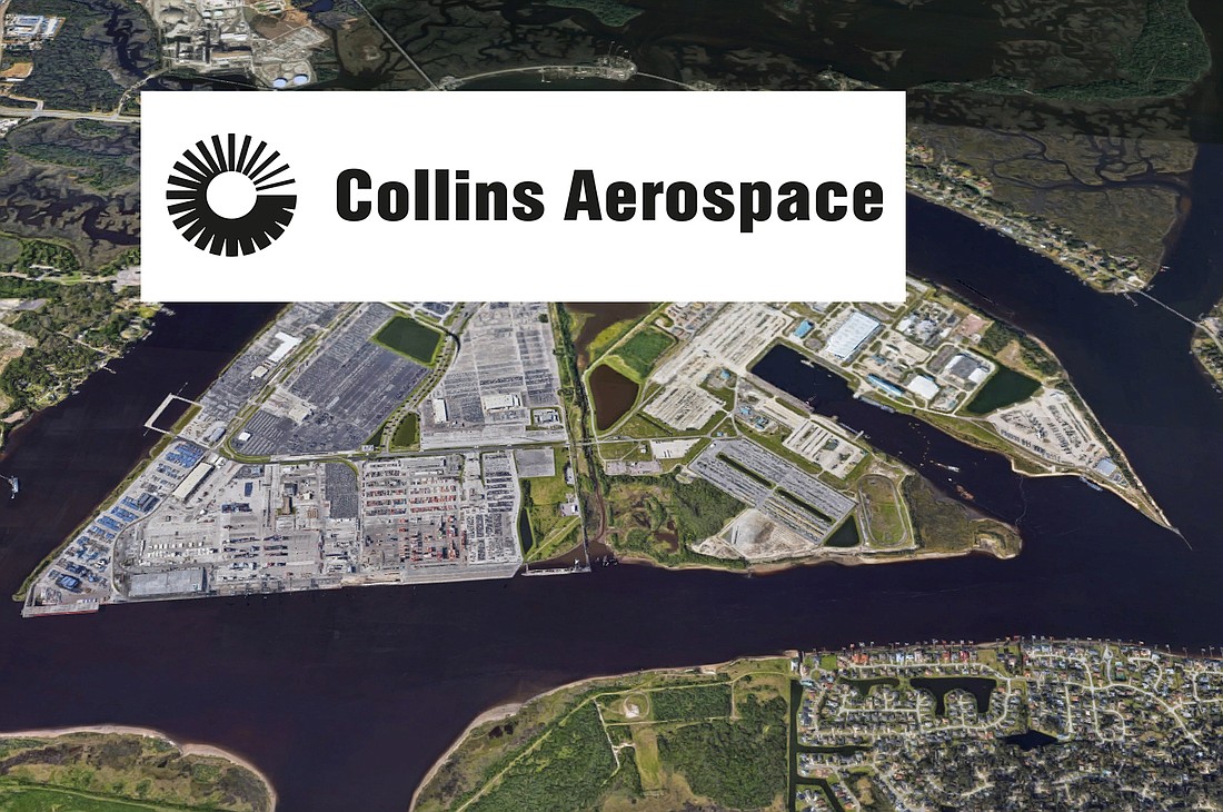 Collins Aerospace wants to expand its facility at 6061 BF Goodrich Blvd. on Blount Island. The site is on the eastern half of Blount Island and it borders the St. Johns River.