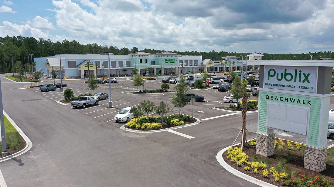 Publix anchors the Shoppes at Beachwalk retail center at 855 County Road 210 W. in St. Johns County.