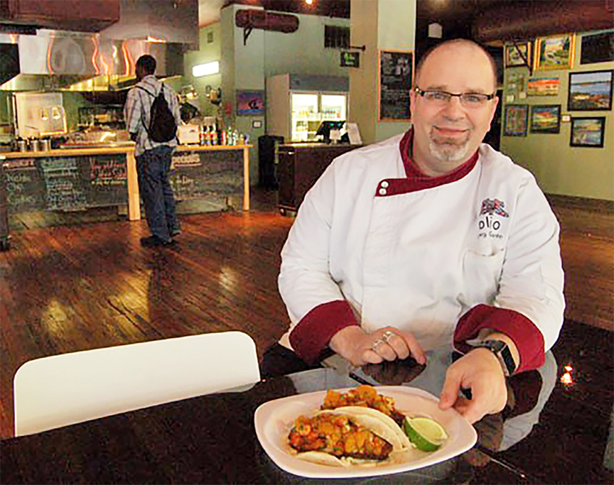 Olio chef and owner Greg DeSanto.