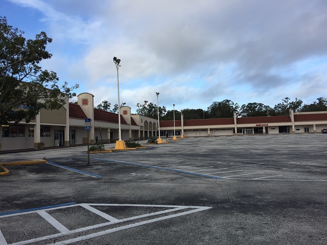 Southgate Plaza at 3428 Beach Blvd. was built in 1957. The shopping center will be torn down for a 294-unit apartment community that is being developed by Chance Partners.