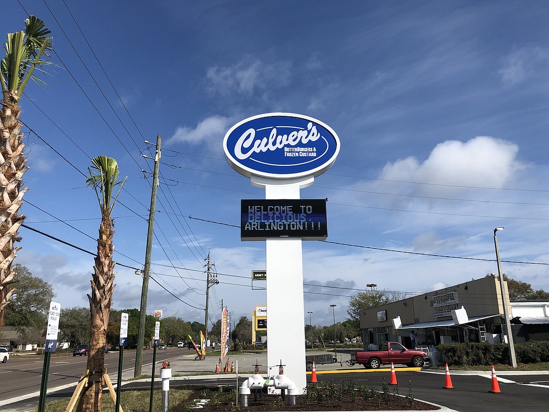 Culver&#39;s is open at at 101 Monument Road.Â