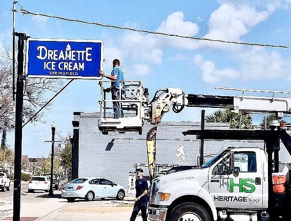Photo from the Dreamette Ice Cream Springfield Facebook page: Dreamette Ice Cream Springfield is taking shape along North Main Street.