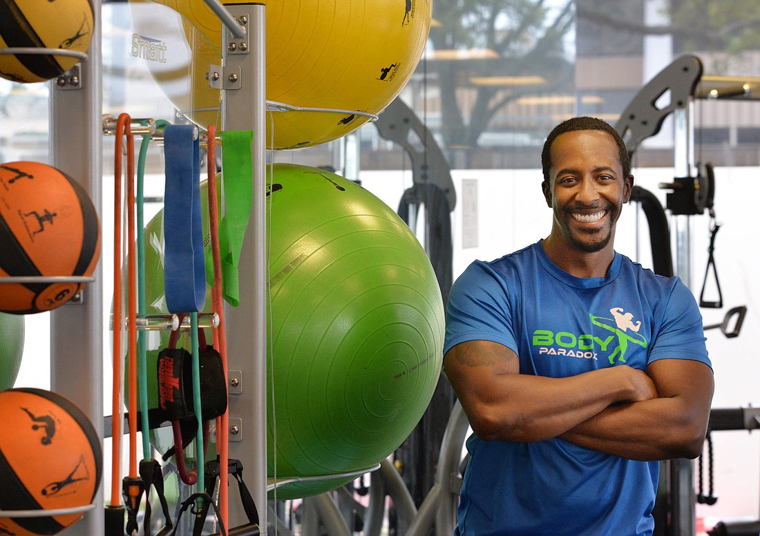 Nemiah Rutledge, the founded and owner of Body Paradox Fitness, couldnâ€™t afford college, but he learned about the business through reading and networking. (Photo by Dede Smith)