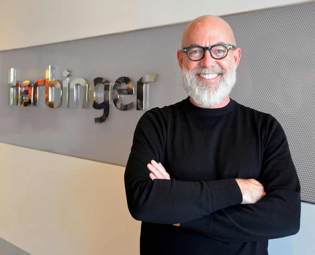 Steve Williams, president and CEO of Harbinger Sign, wants to diversify his companyâ€™s portfolio by serving multiple midsize clients. (Photo by Dede Smith)