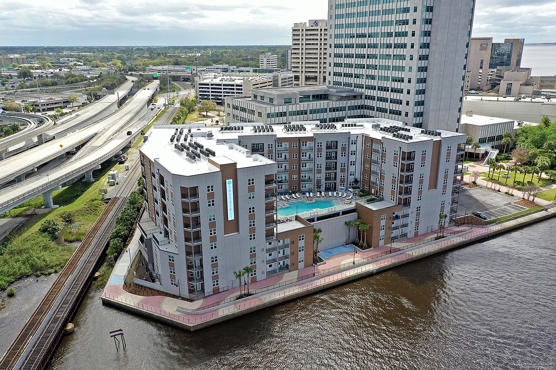 The Southerly at Southbank apartments in Downtown Jacksonville..