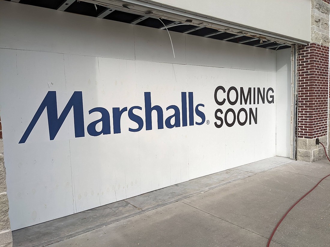 Marshalls is opening this month at St. Johns Town Center.