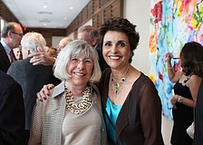 Honorary chairwoman Gerri Aaron and chairwoman Joy Rogers