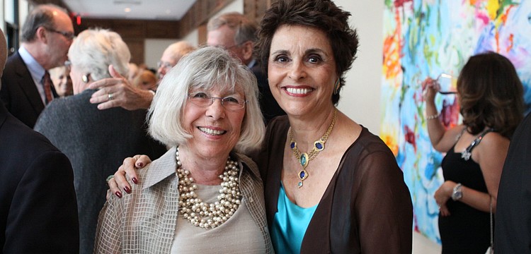 Honorary chairwoman Gerri Aaron and chairwoman Joy Rogers